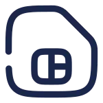 Sim Card SVG Icon